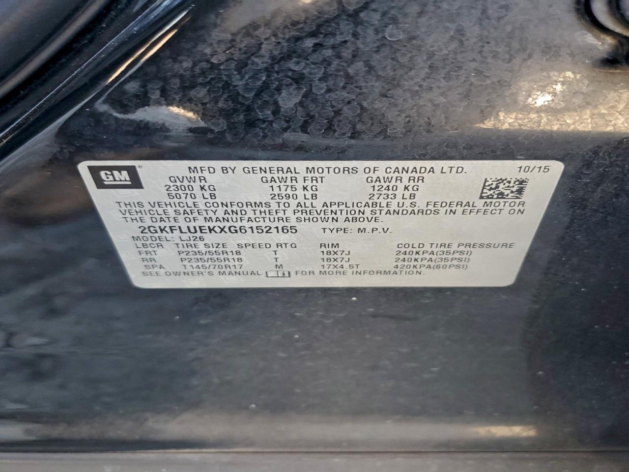2016 GMC TERRAIN