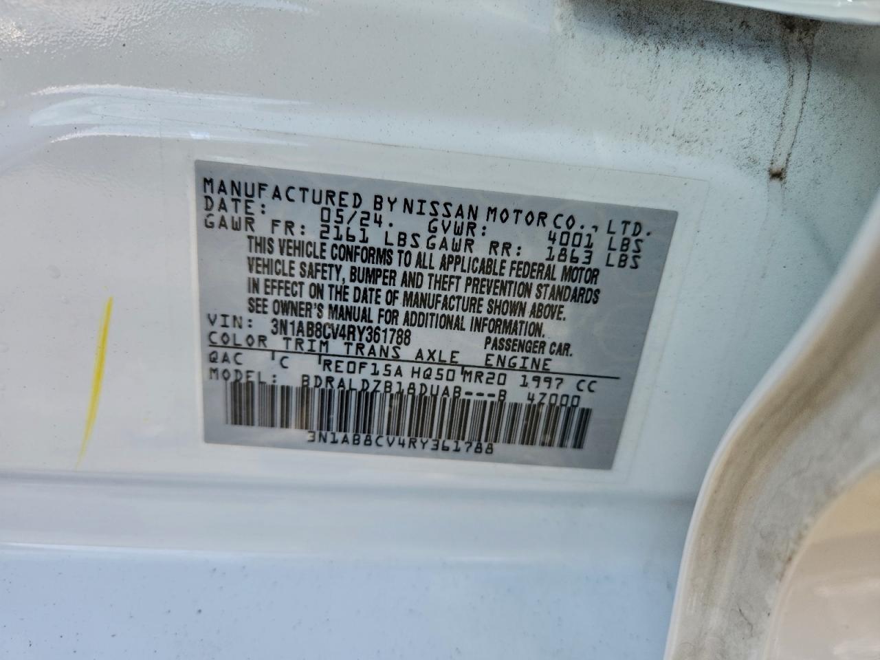 2024 NISSAN SENTRA