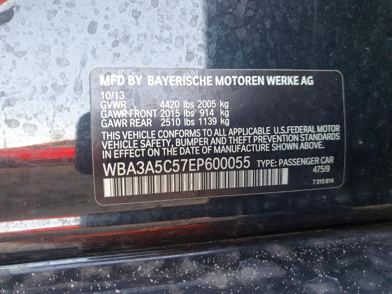 2014 BMW 3 SERIES