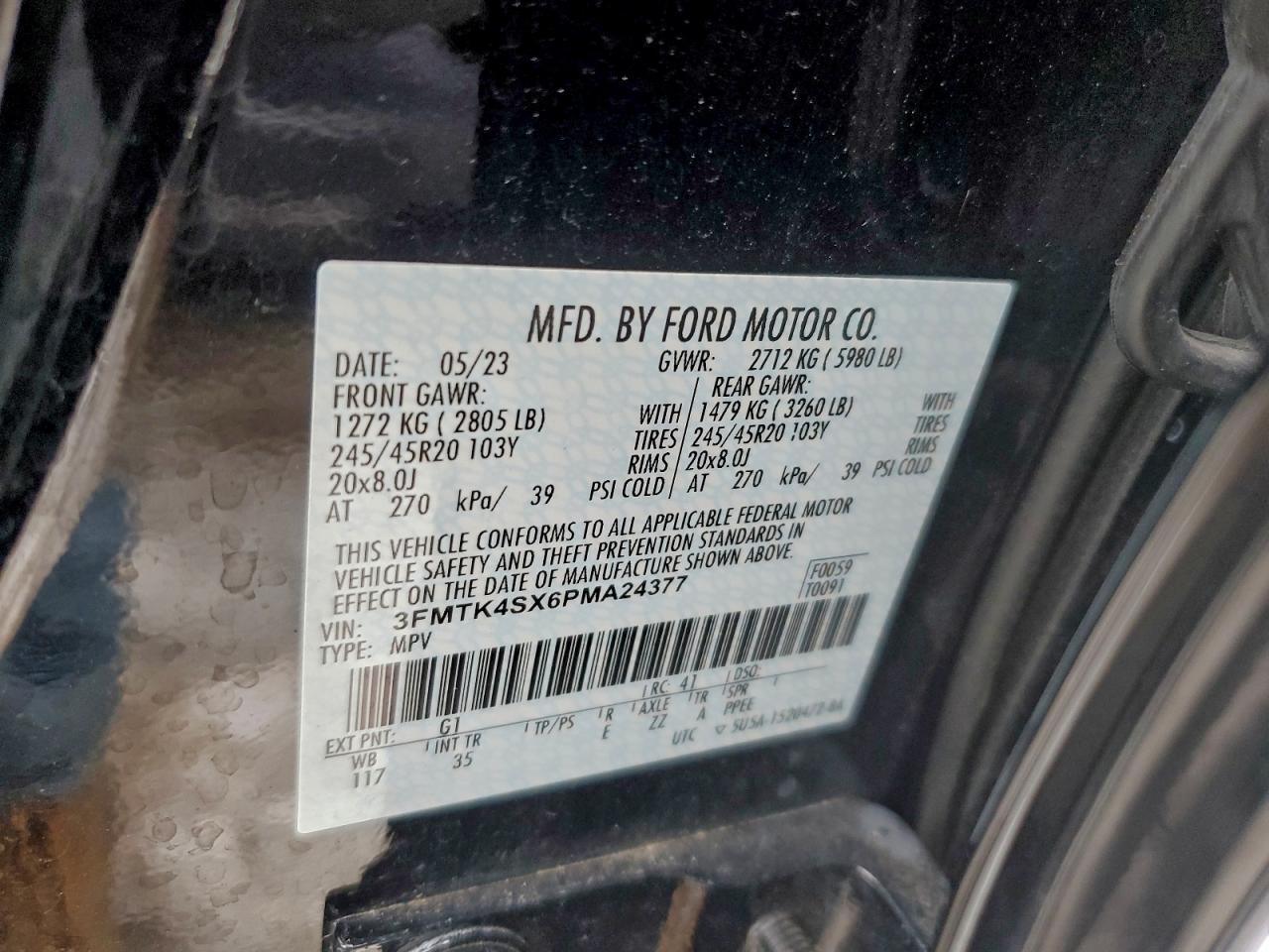2023 FORD MUSTANG
