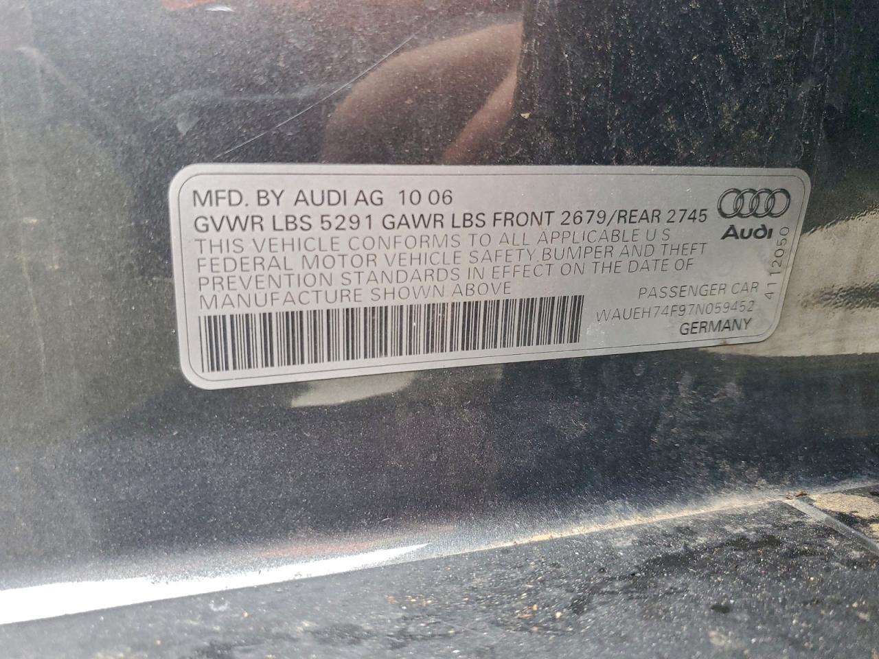 2007 AUDI A6