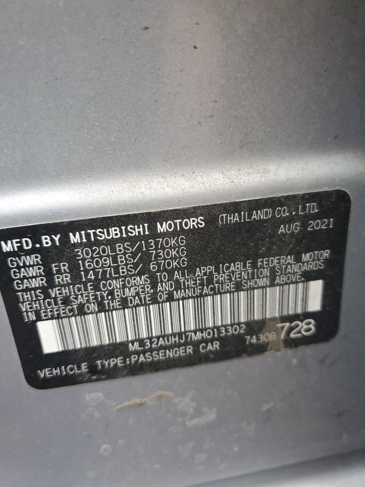 2021 MITSUBISHI MIRAGE