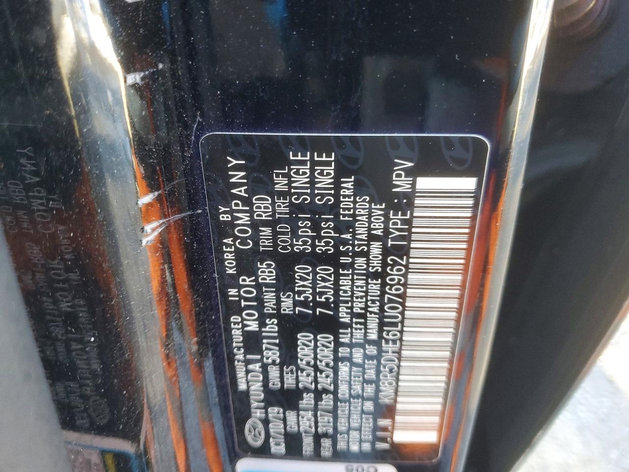 2020 HYUNDAI PALISADE