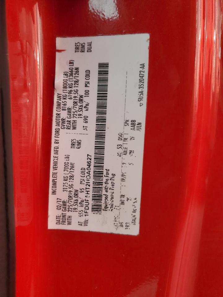 2017 FORD F550