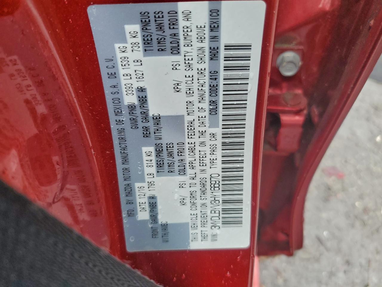 2017 TOYOTA YARIS