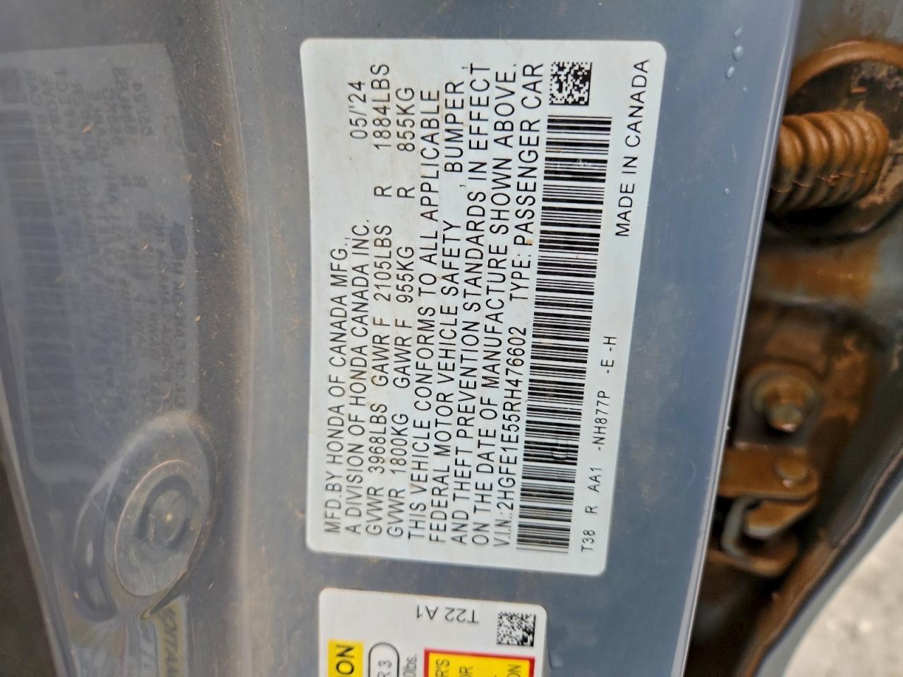 2024 HONDA CIVIC