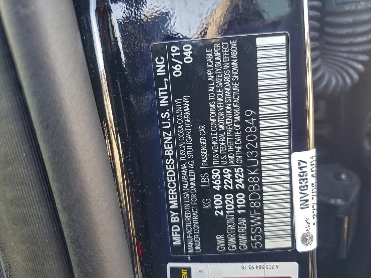 2019 MERCEDES-BENZ C-CLASS