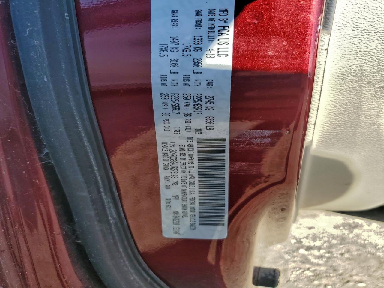 2018 DODGE CARAVAN