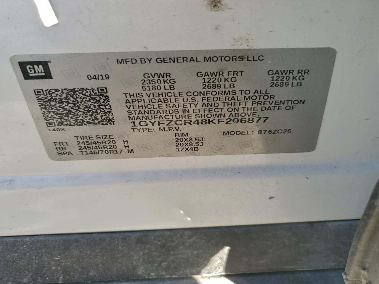 2019 CADILLAC XT4