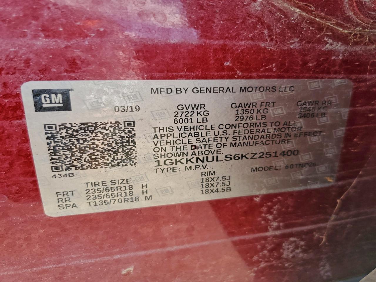 2019 GMC ACADIA