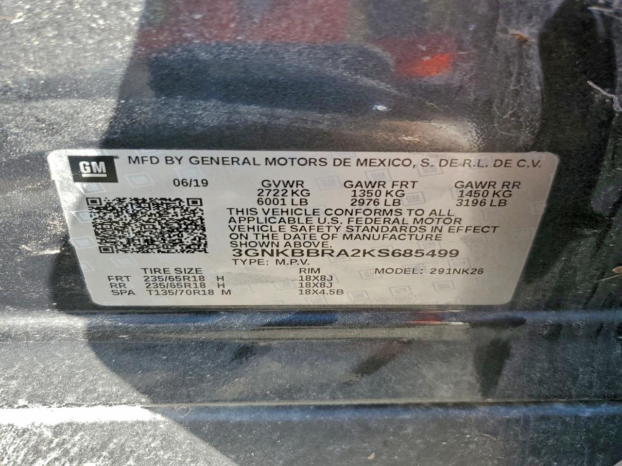 2019 CHEVROLET BLAZER
