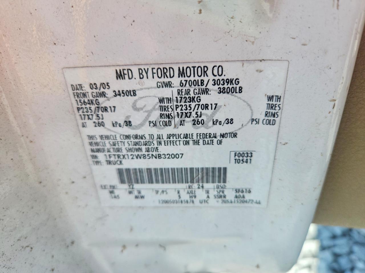 2005 FORD All Models