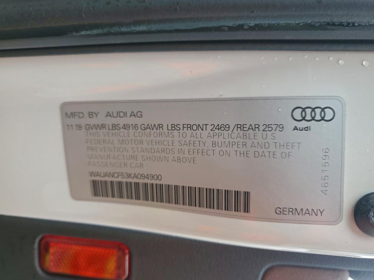 2019 AUDI A5