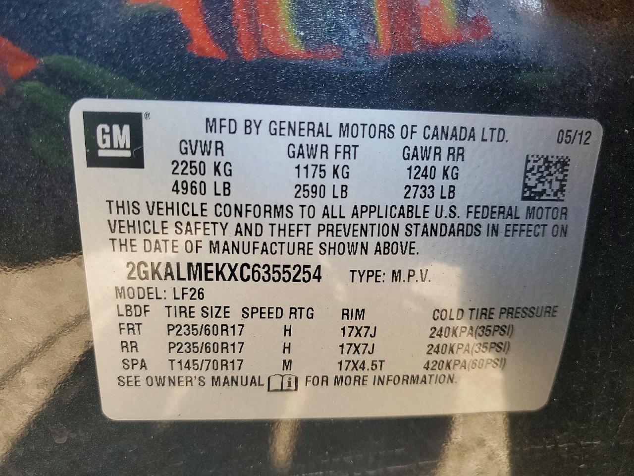 2012 GMC TERRAIN
