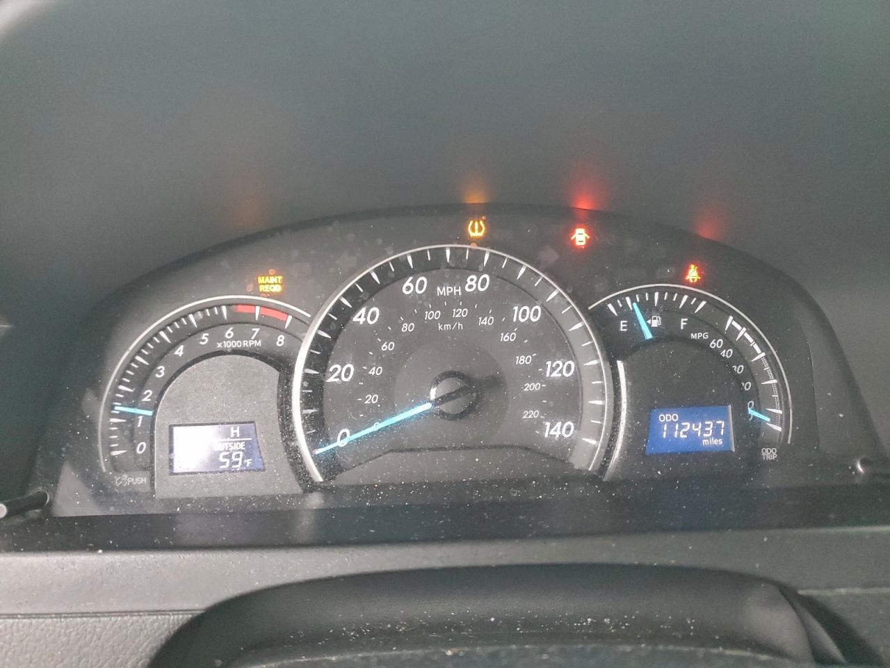 2012 TOYOTA CAMRY