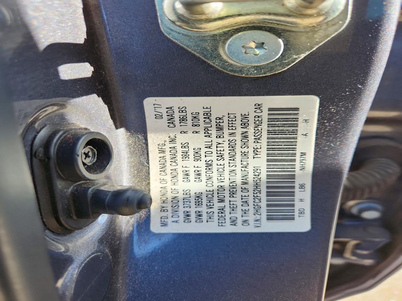 2017 HONDA CIVIC