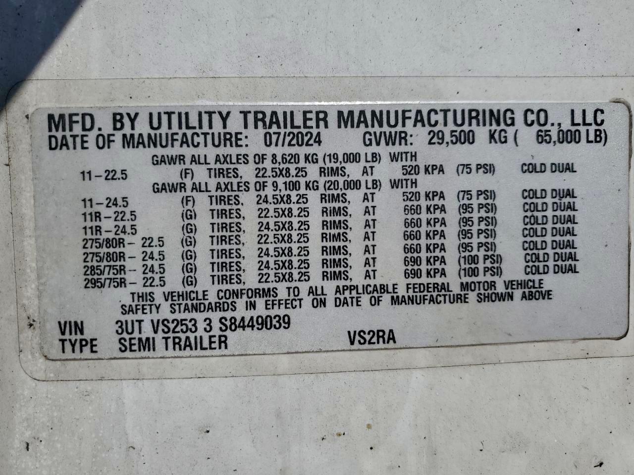 2025 UTILITY ALL Models