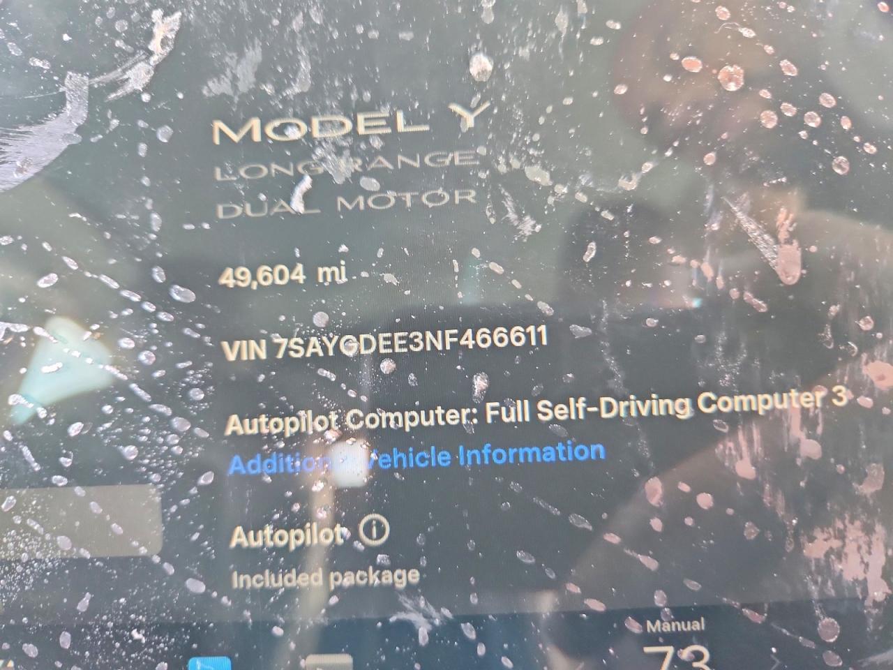 2022 TESLA MODEL Y
