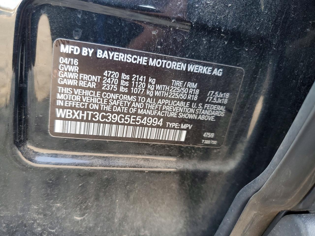 2016 BMW X1