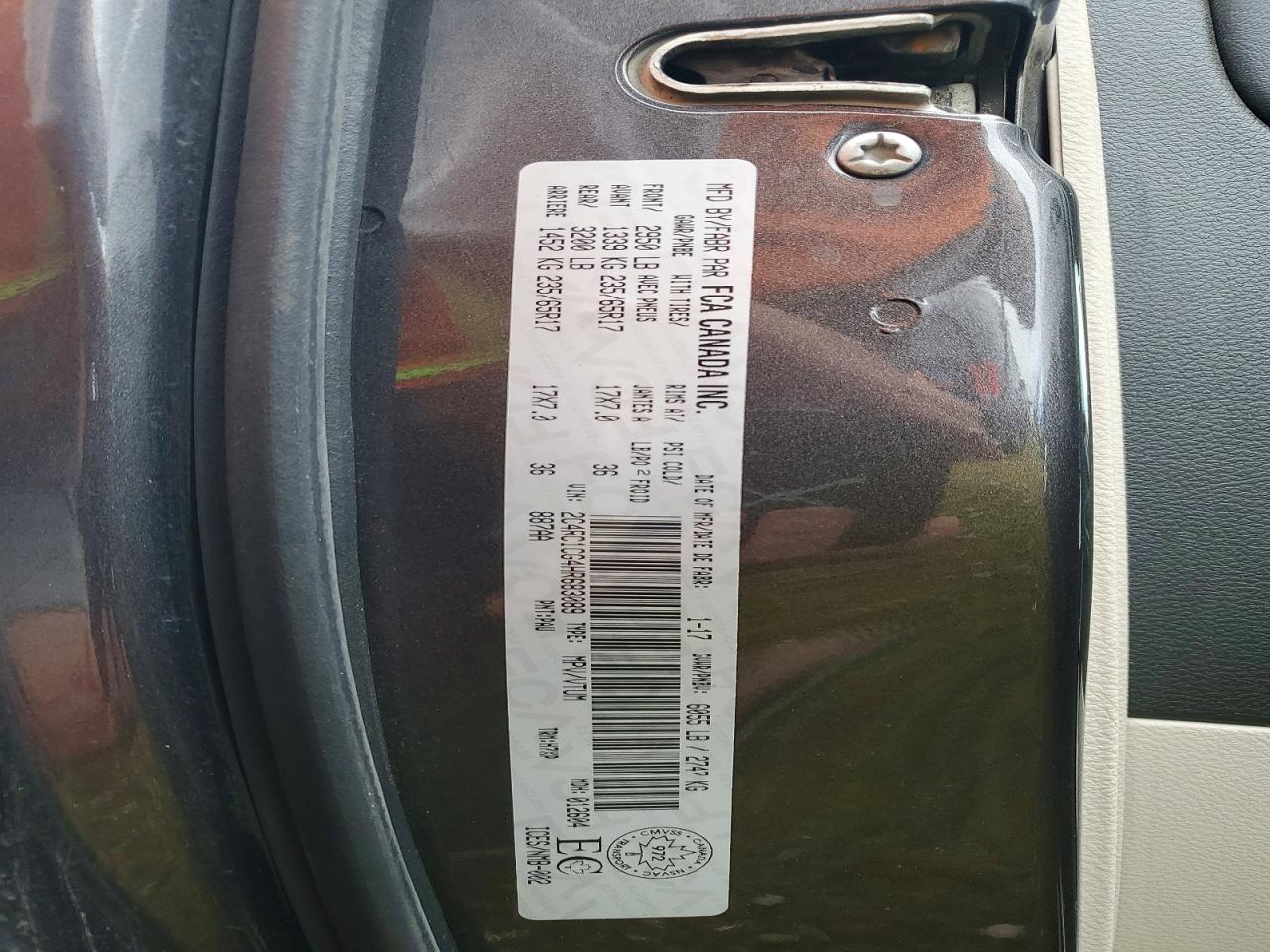 2017 CHRYSLER All Models
