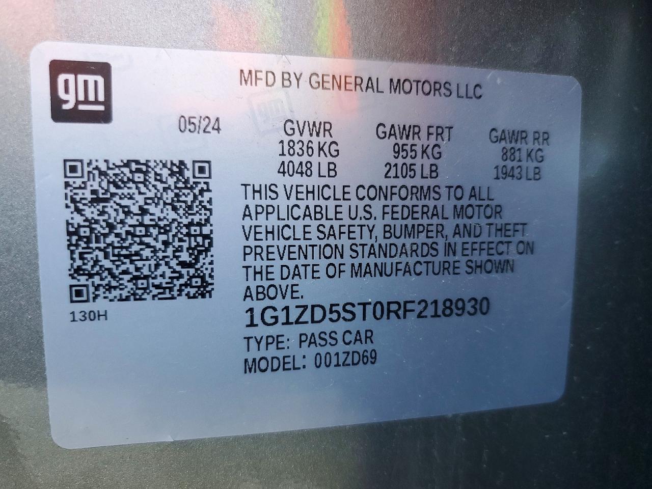 2024 CHEVROLET MALIBU