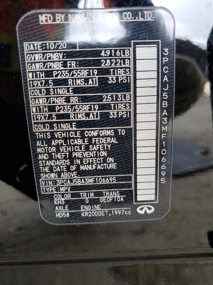 2021 INFINITI QX50