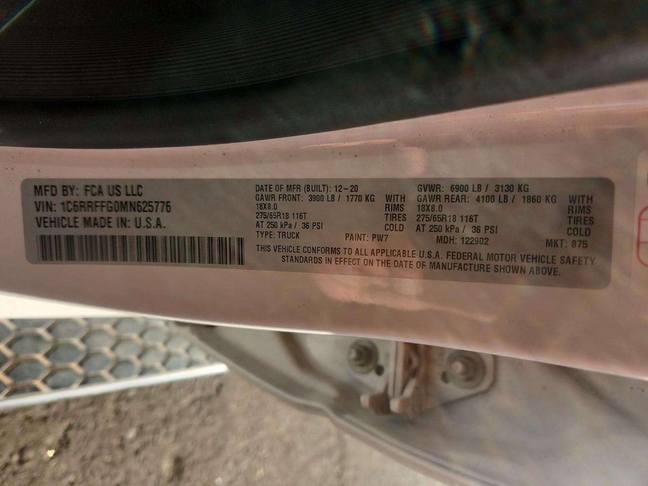 2021 RAM 1500