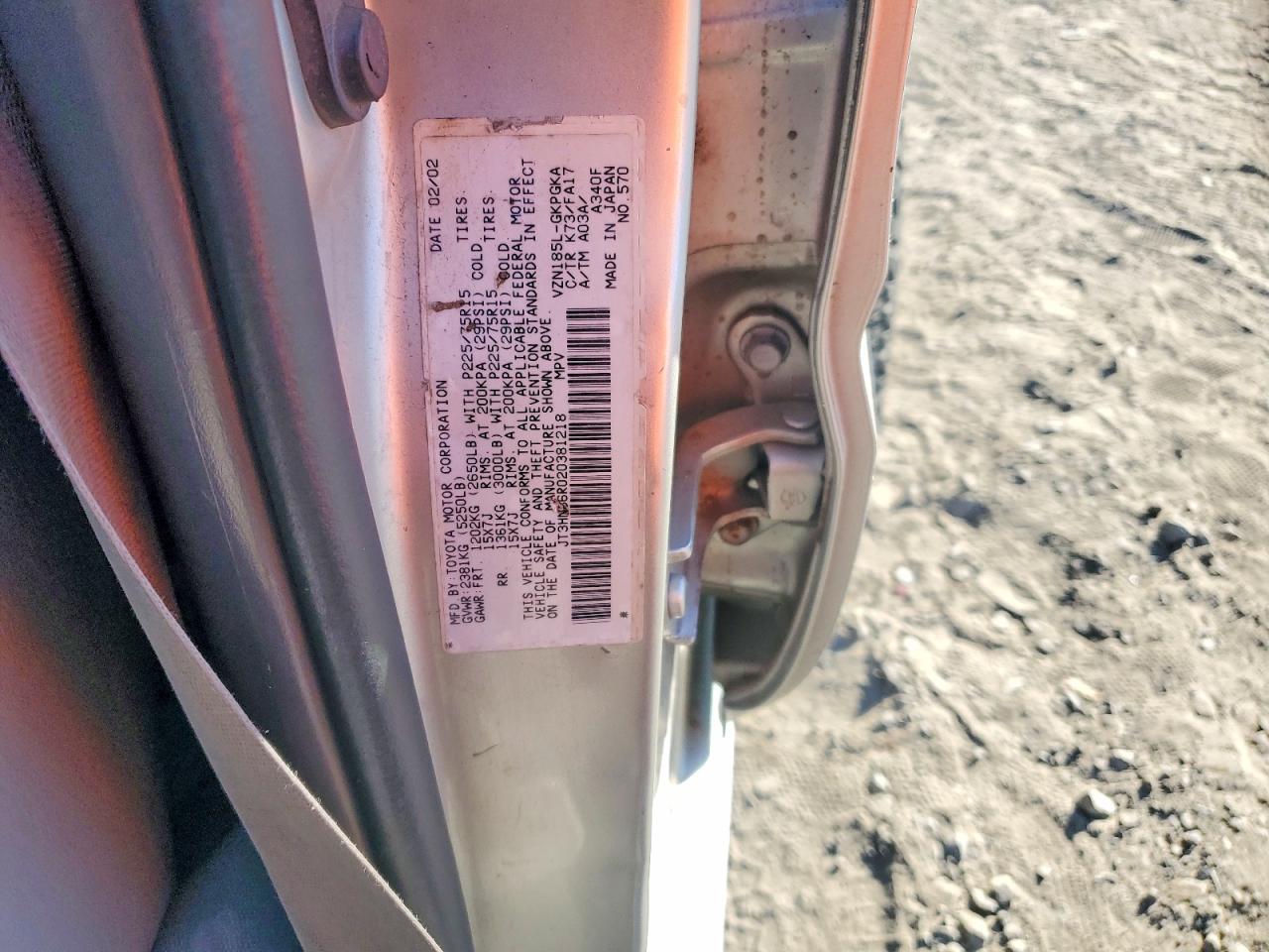 2002 TOYOTA 4RUNNER