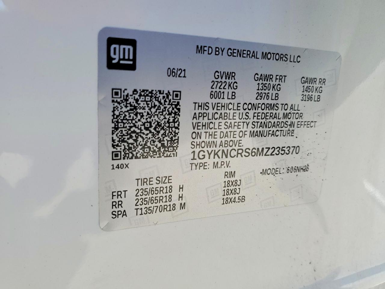 2021 CADILLAC XT5
