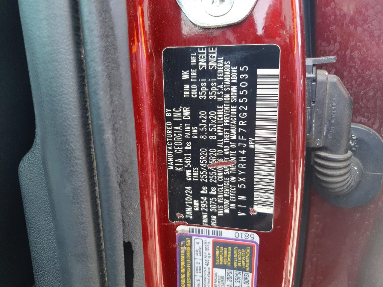 2024 KIA SORENTO