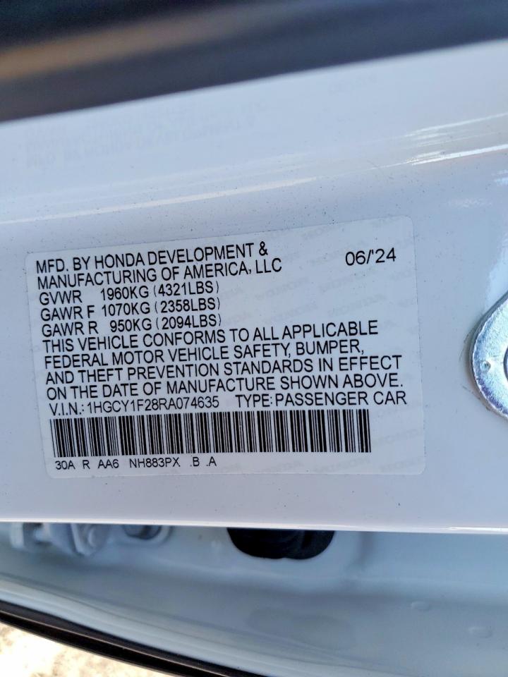 2024 HONDA ACCORD