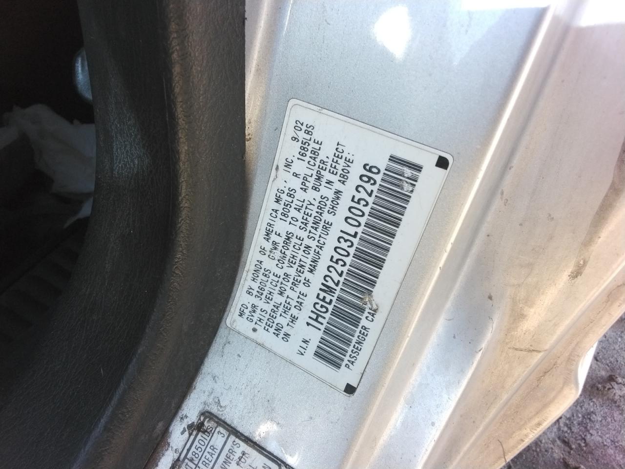 2003 HONDA CIVIC