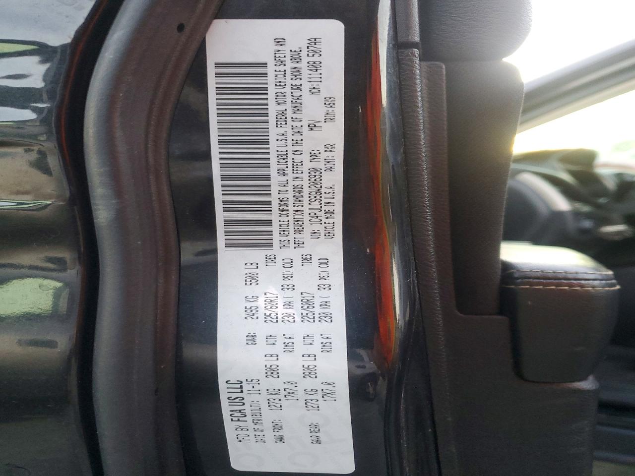 2016 JEEP GRAND CHER