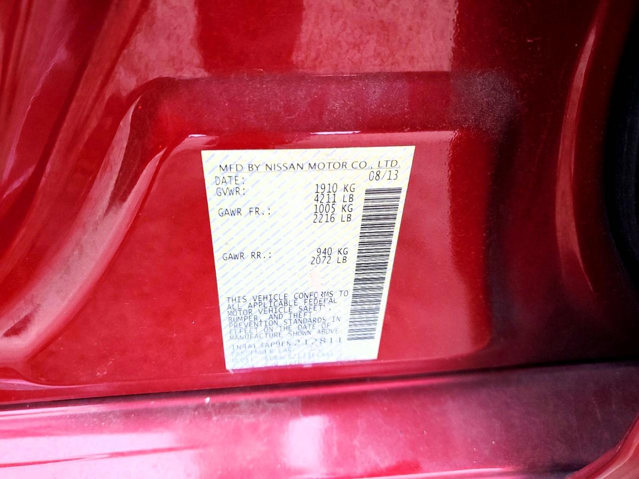 2014 NISSAN ALTIMA