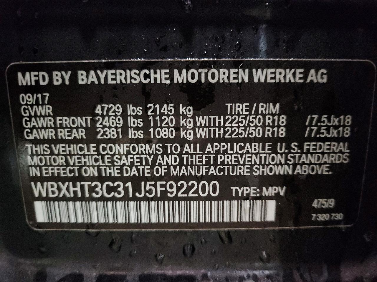 2018 BMW X1