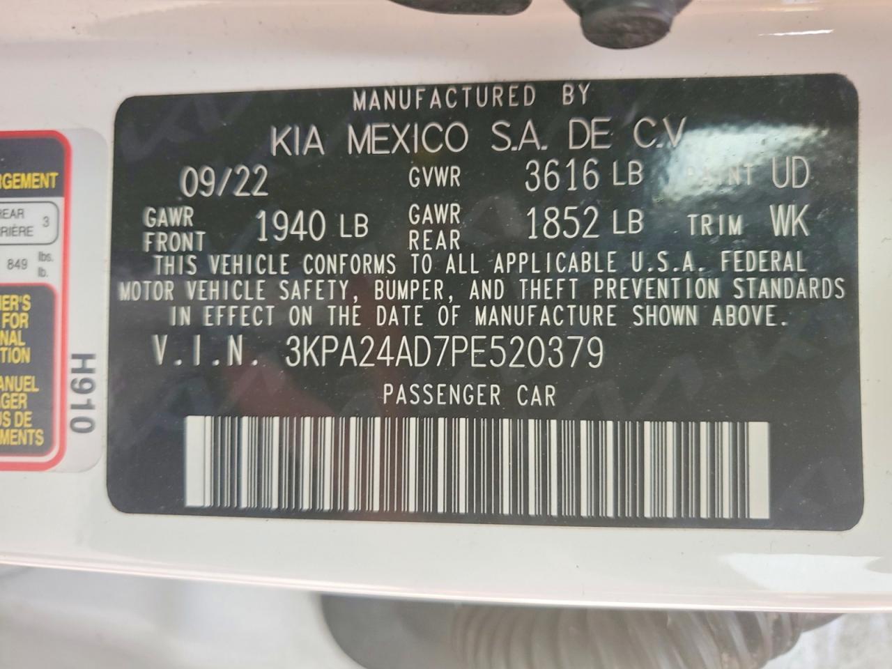 2023 KIA RIO