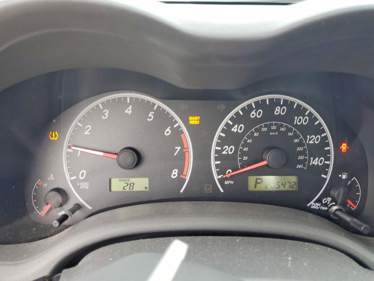 2009 TOYOTA COROLLA