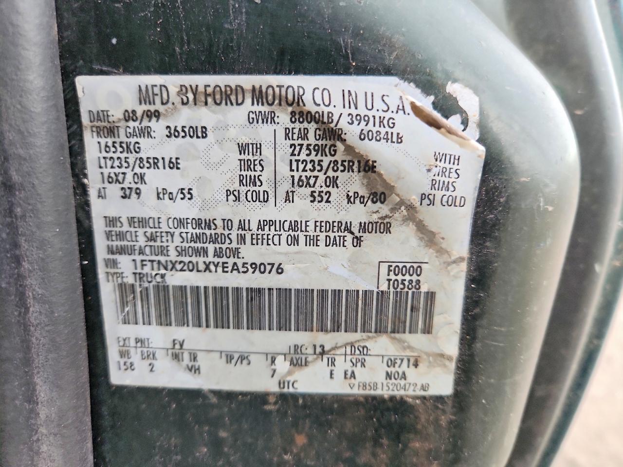 2000 FORD F250